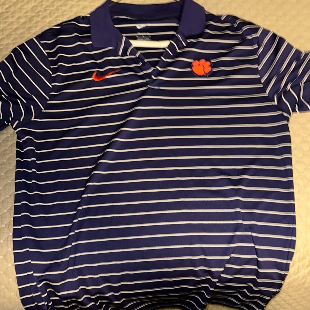 Clemson polo nike size small
